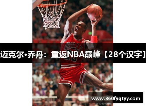 迈克尔·乔丹：重返NBA巅峰【28个汉字】